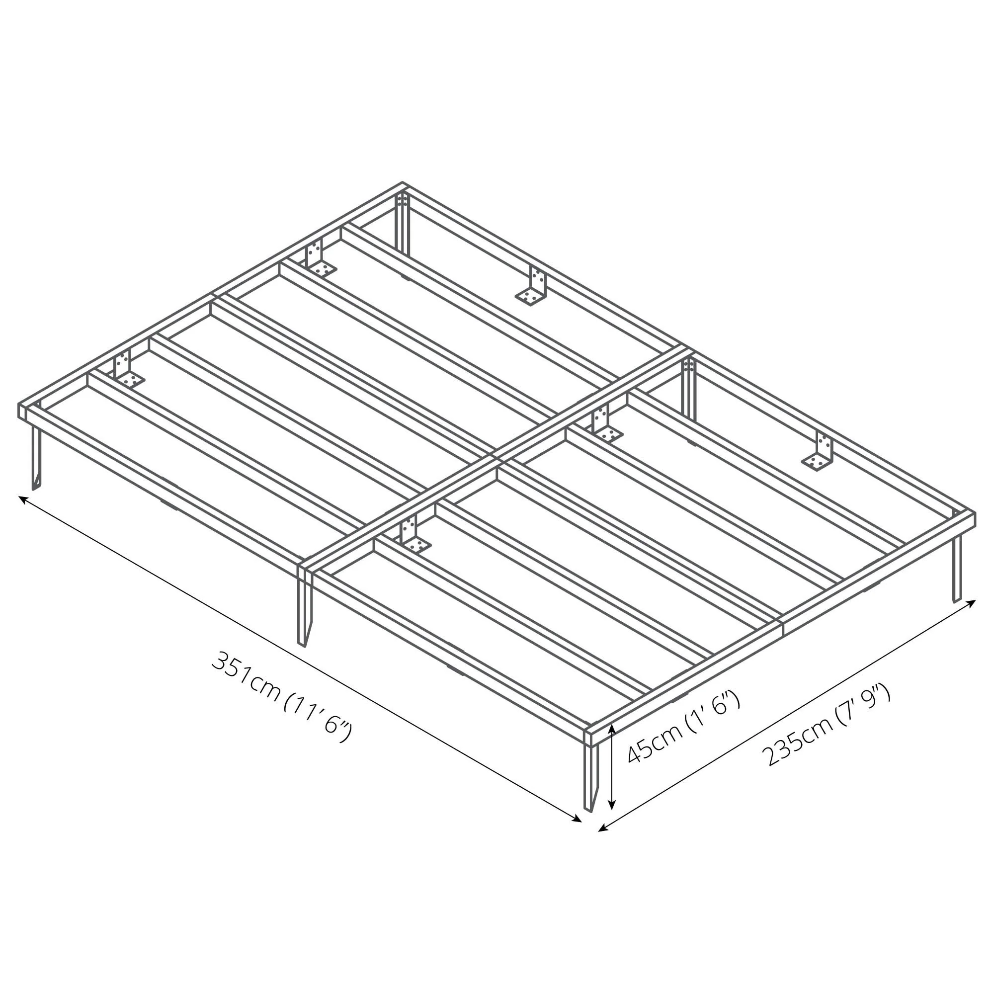 12 x 8 Wooden Base - Image 6