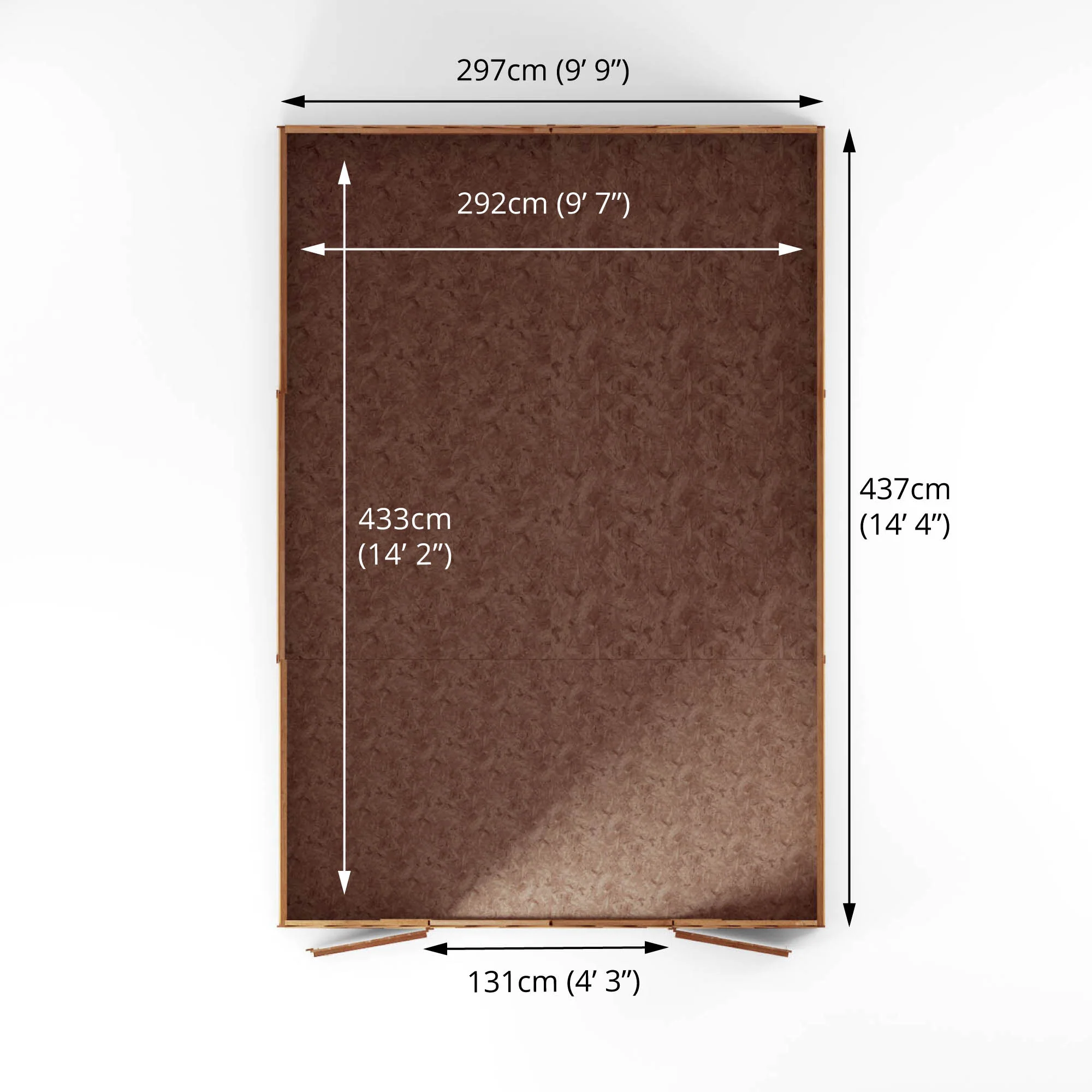 15 x 10 Overlap Apex Shed - Image 12