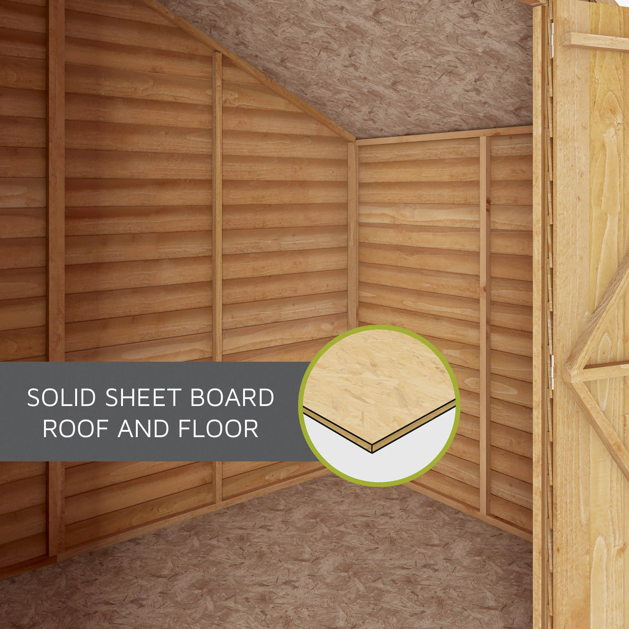 15 x 10 Overlap Apex Shed - Image 9