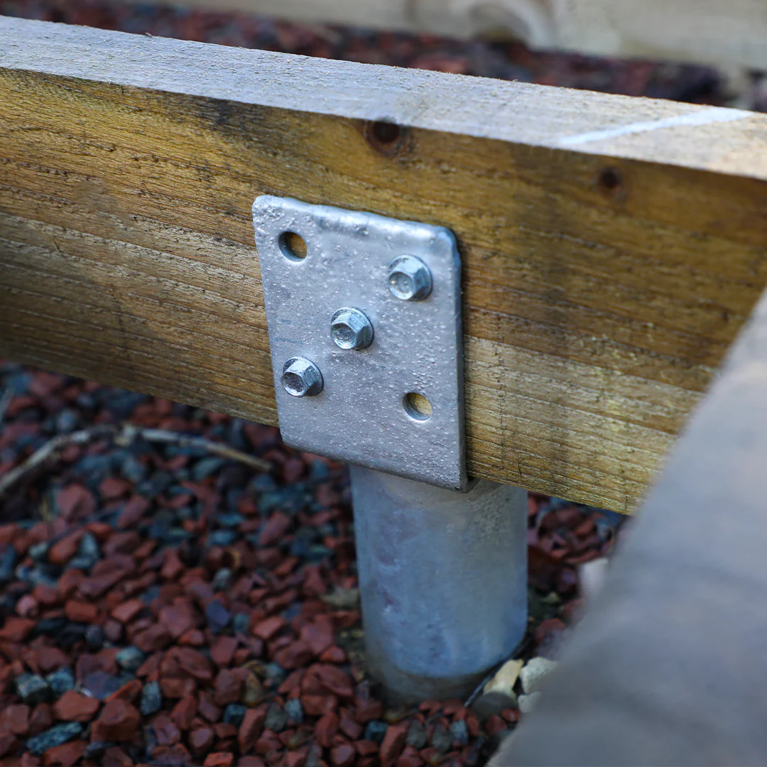 3m x 5m Elite Timber Base With Ground Screws