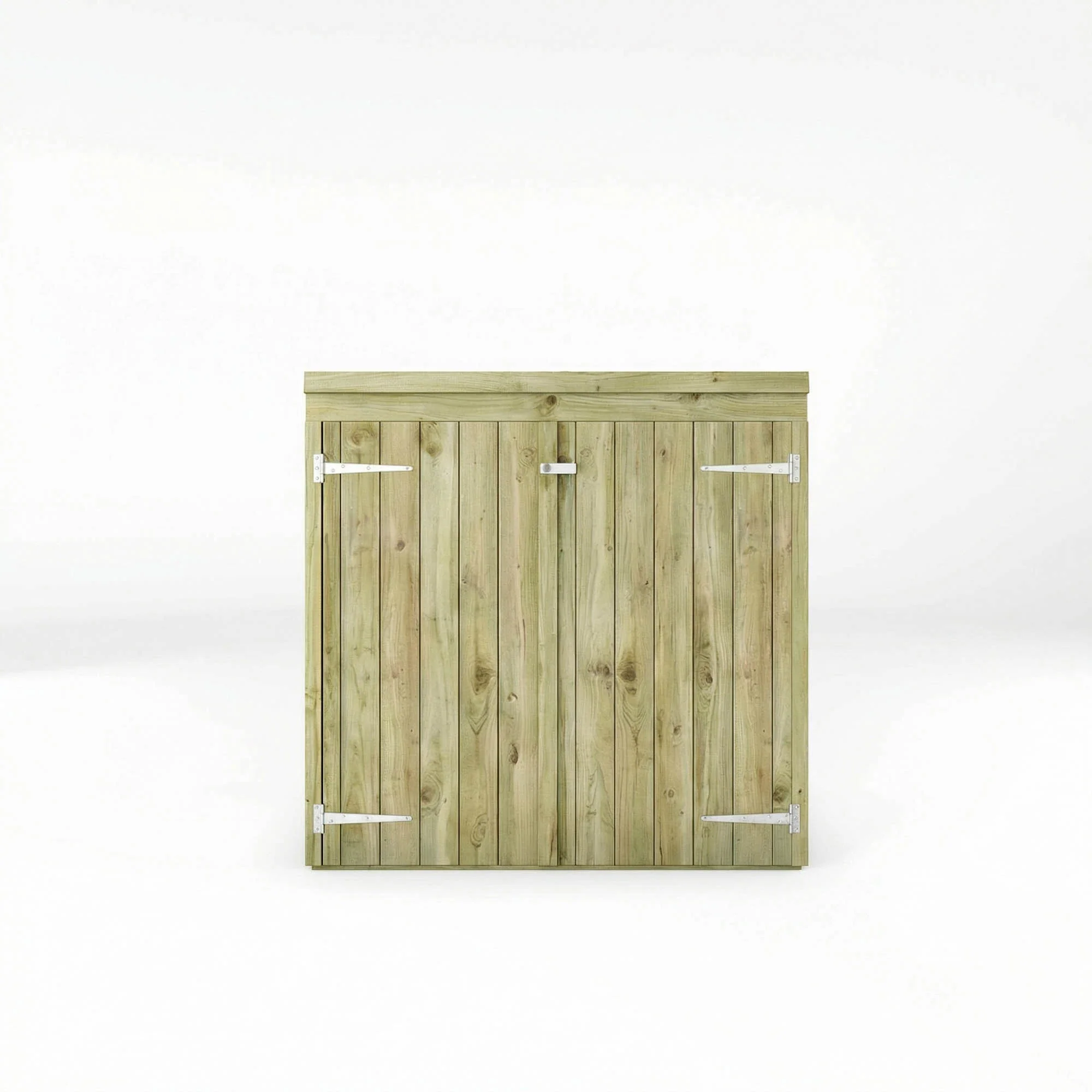 5 x 3 Overlap Double Door Wooden Garden Mower Store - Image 6