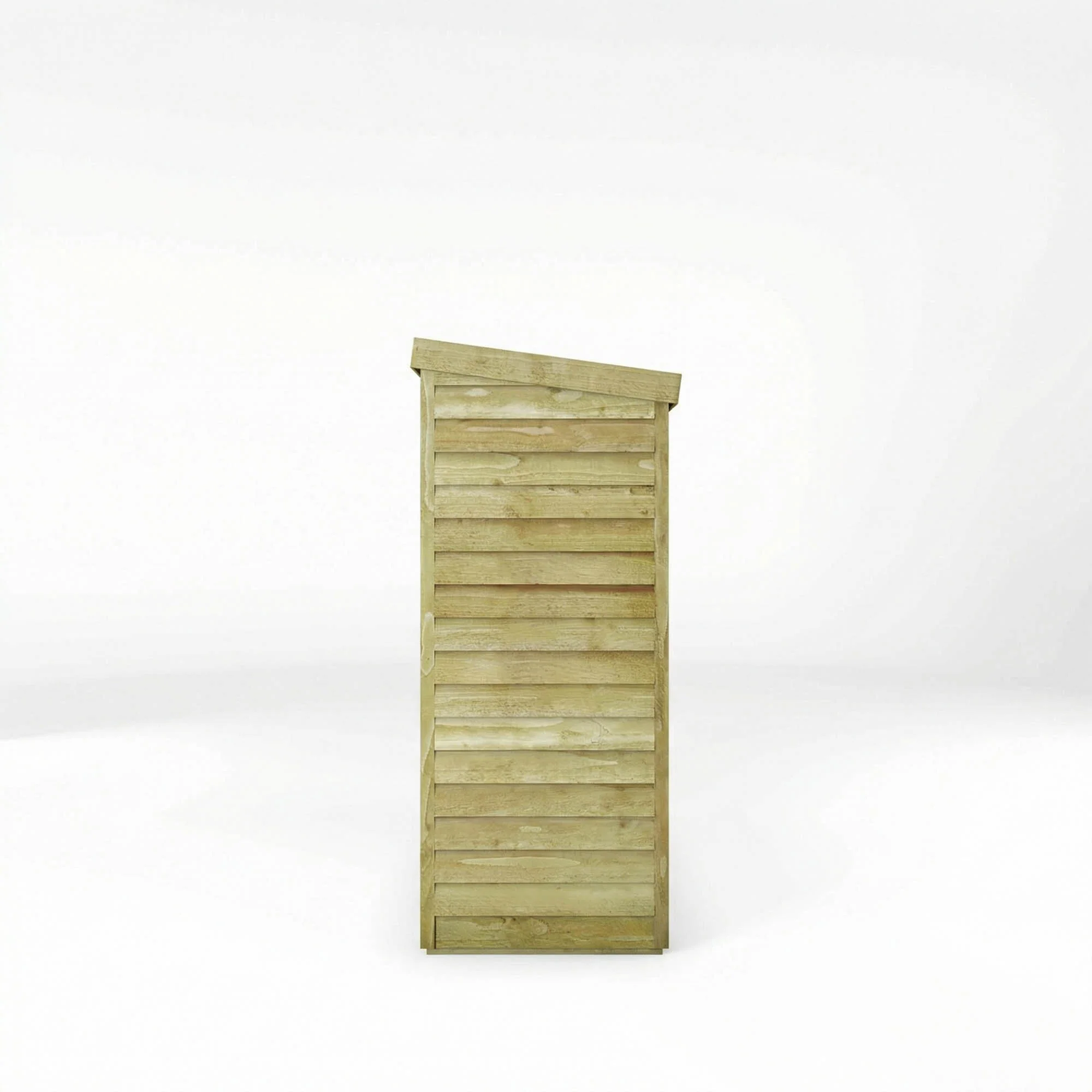 6 x 2'6 Value Overlap Double Door Pent Storage Shed - Image 7
