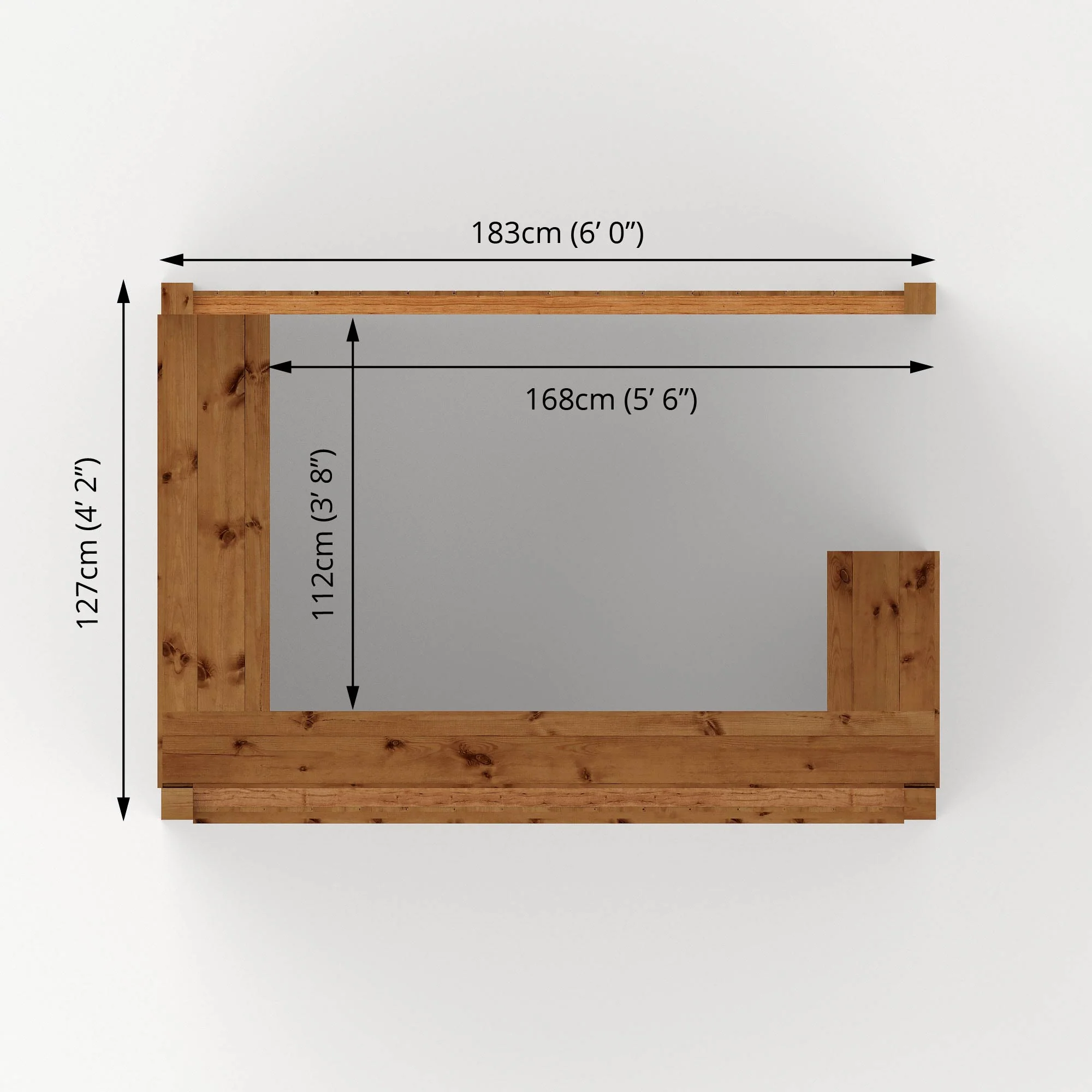 6' x 4' Pressure Treated Garden Bar - Image 8