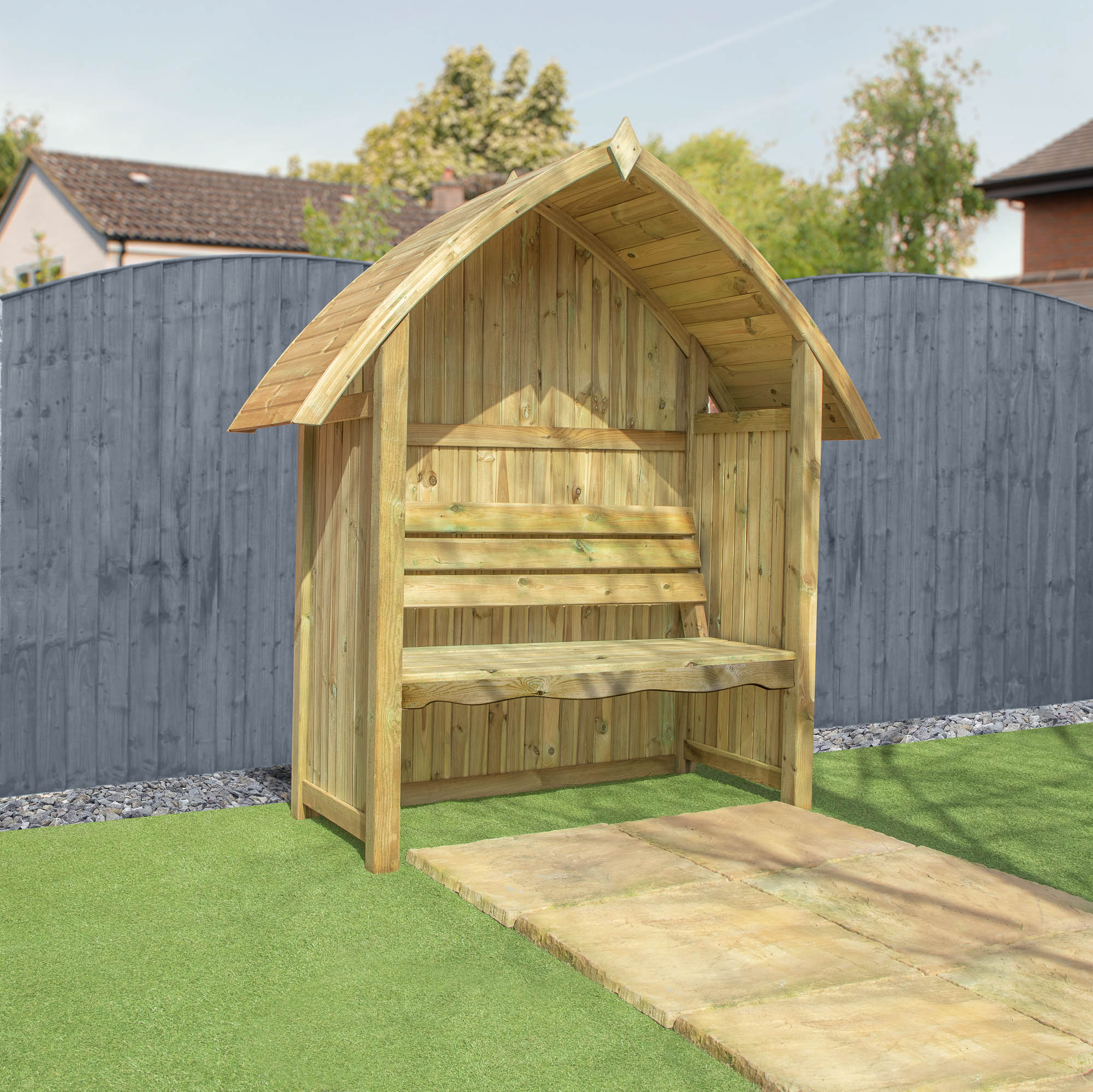 Arch Top Arbour Seat - Image 2