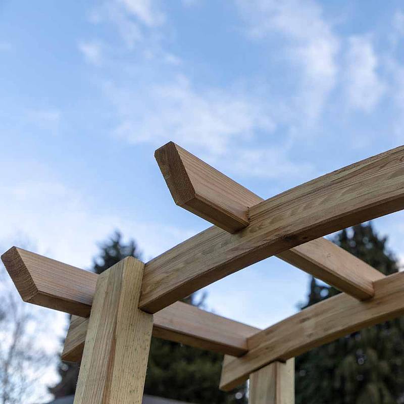 Bow Top Garden Arch - Image 4
