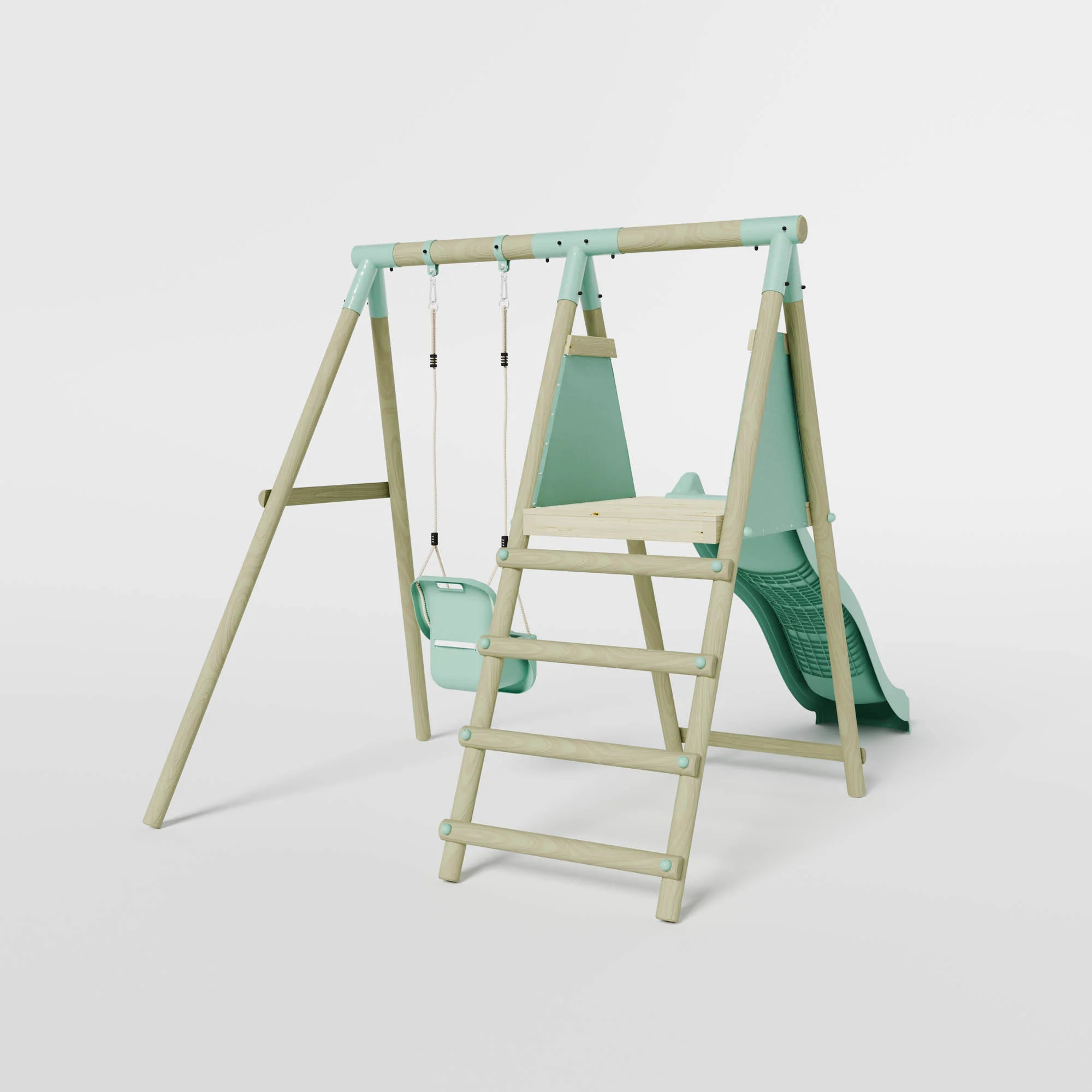 Single Baby Seat Swing with Slide - Image 4