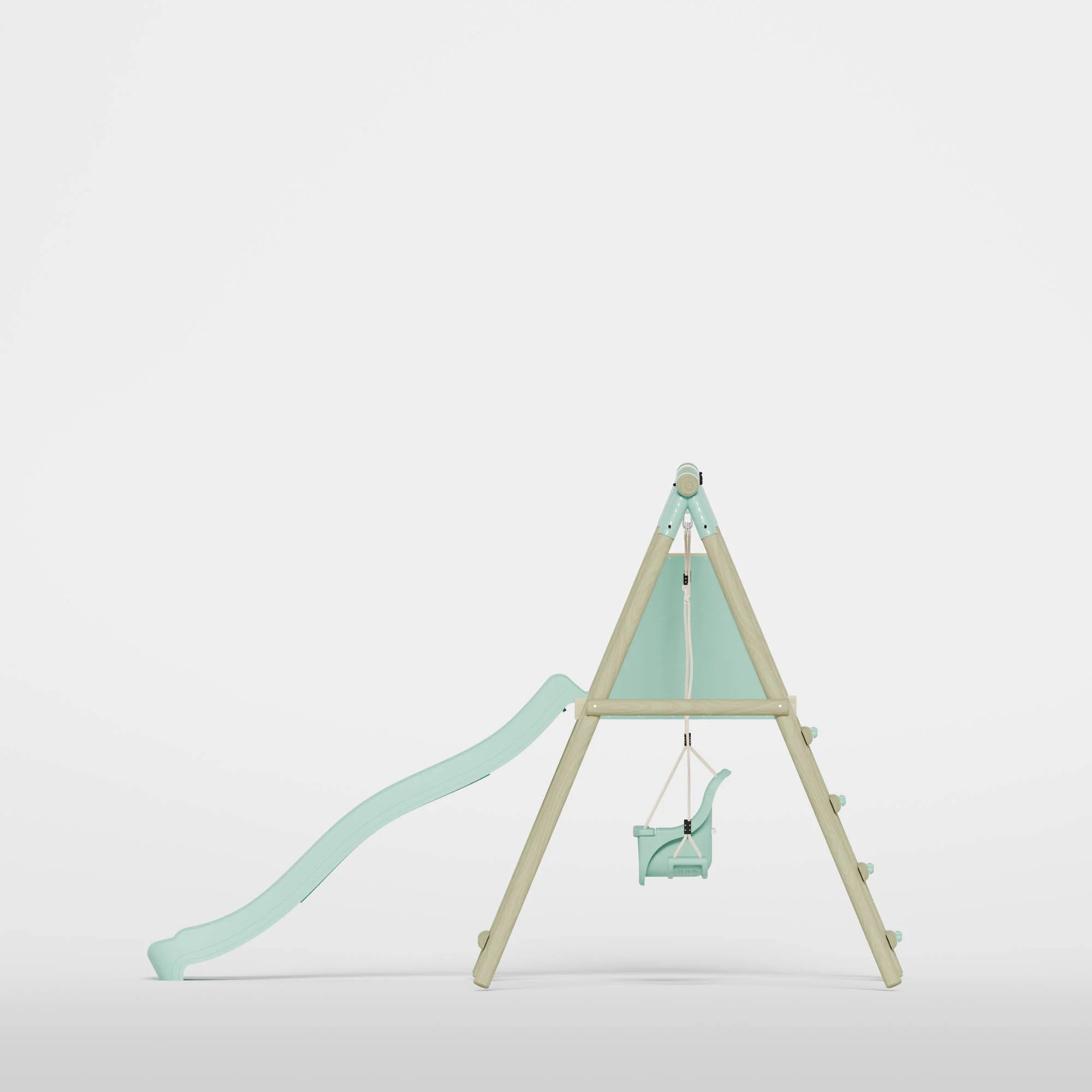 Double Swing with Baby Seat & Slide - Image 6