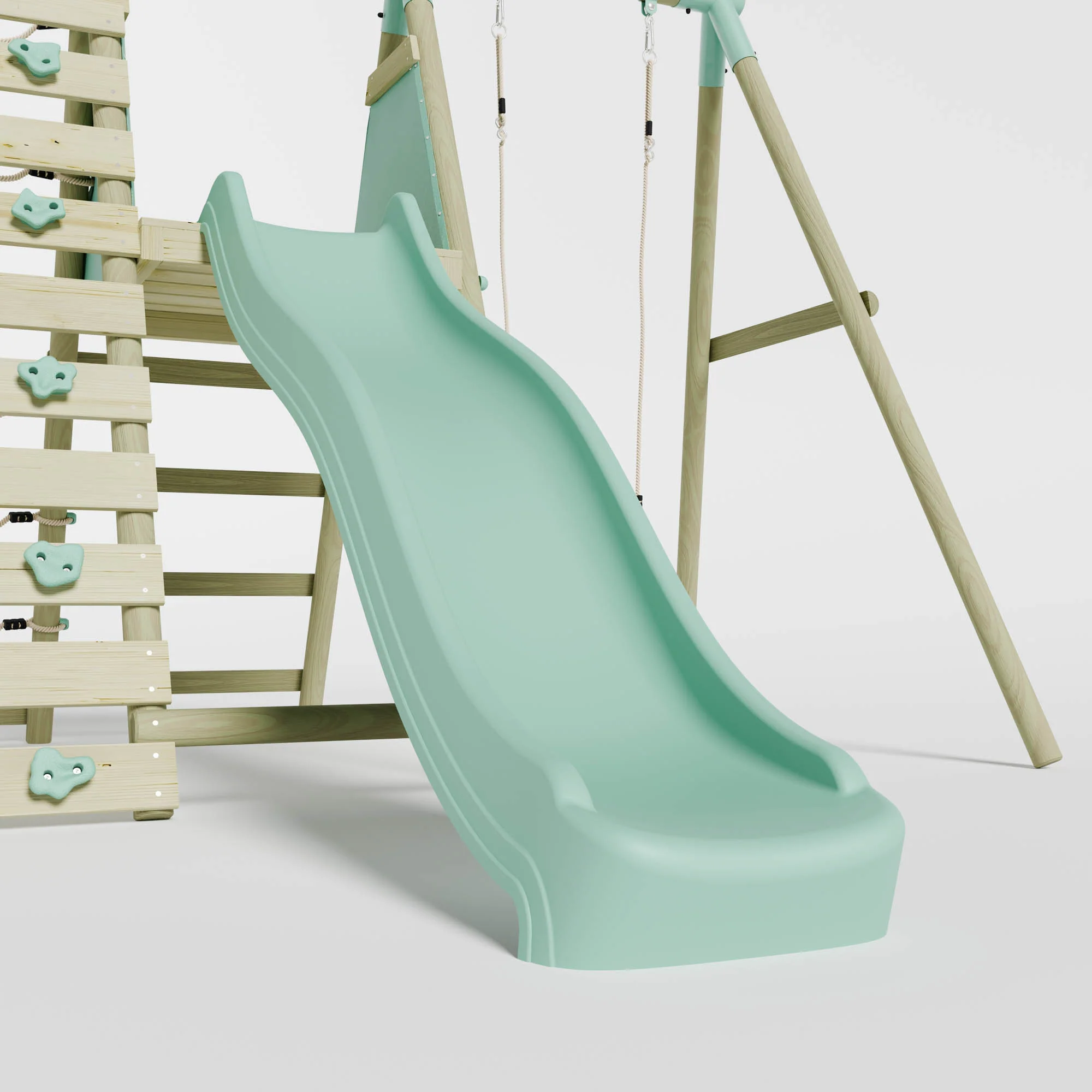 Single Swing with Climbing Wall & Slide - Image 8