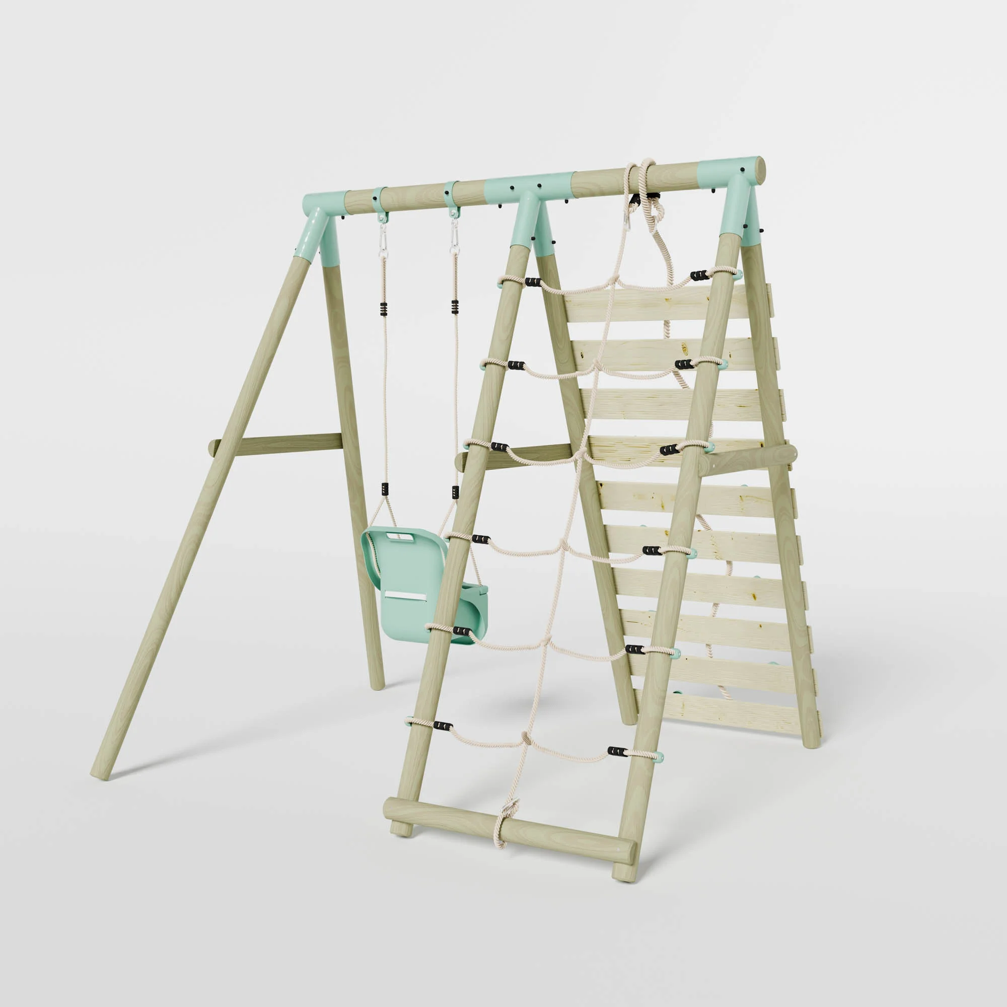 Single Baby Seat Swing with Climbing Wall - Image 4