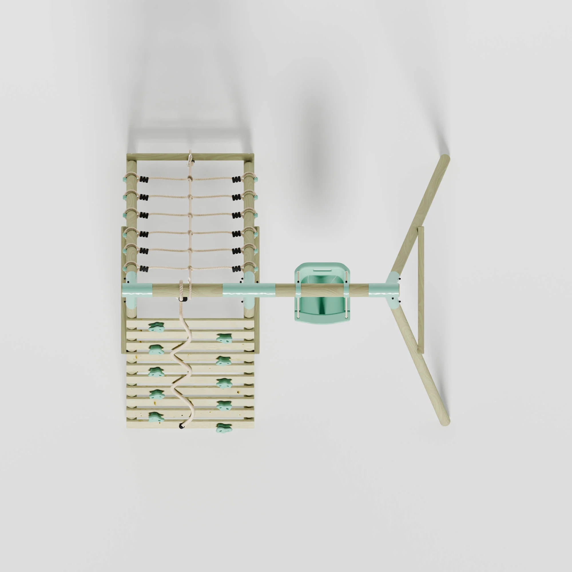 Single Baby Seat Swing with Climbing Wall - Image 8