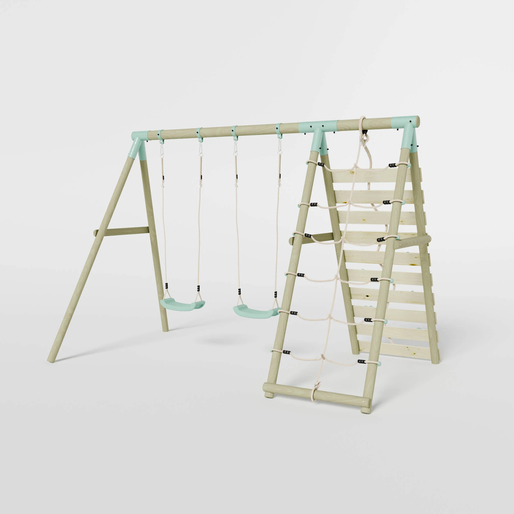 Double Swing with Climbing Wall - Image 4