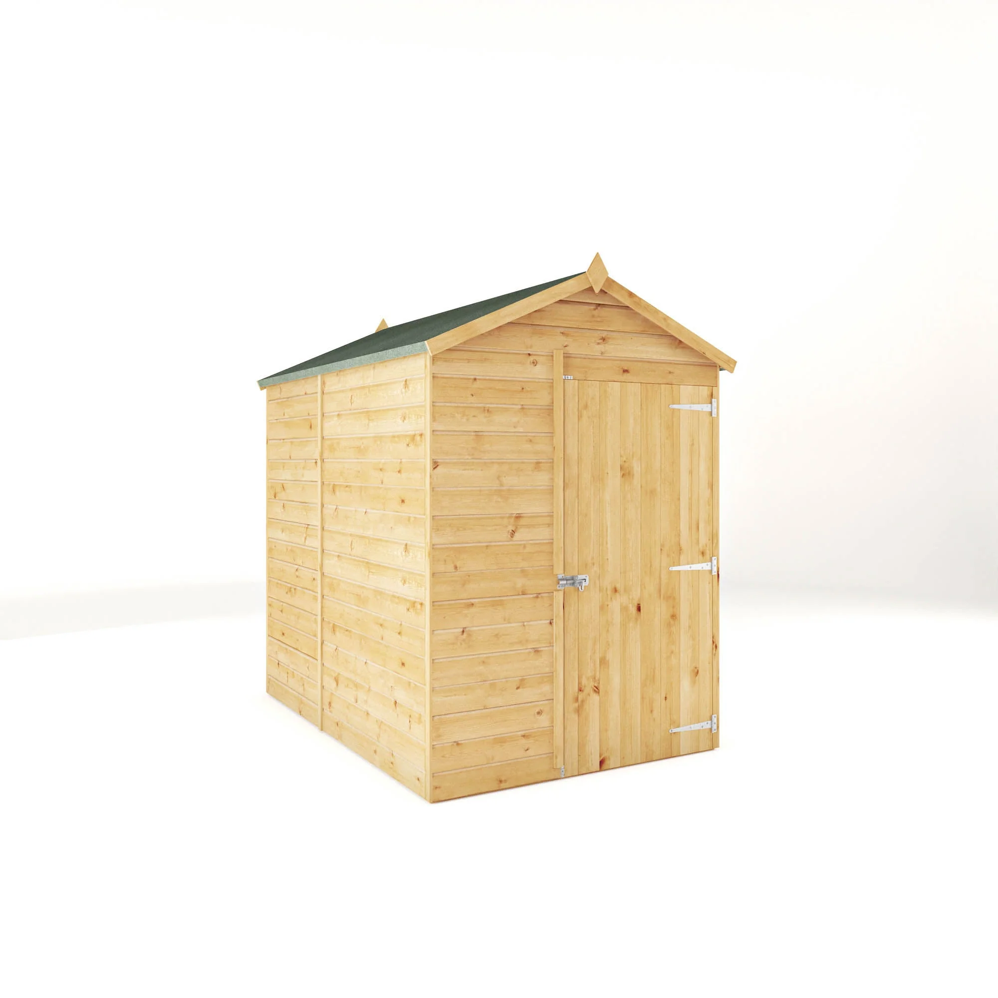 Modular Shiplap Apex Single Door Wooden Shed - Image 4