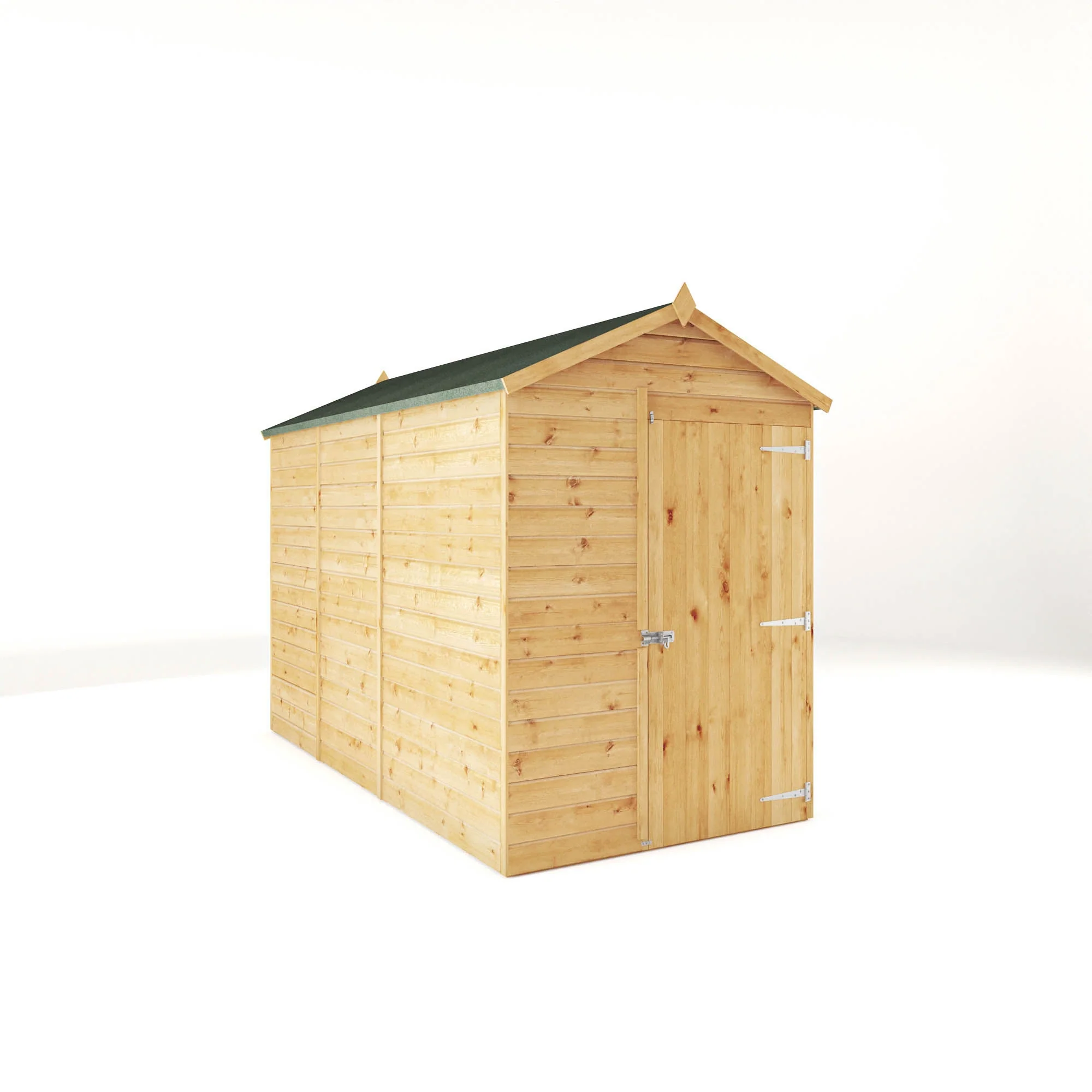Modular Shiplap Apex Single Door Wooden Shed - Image 6