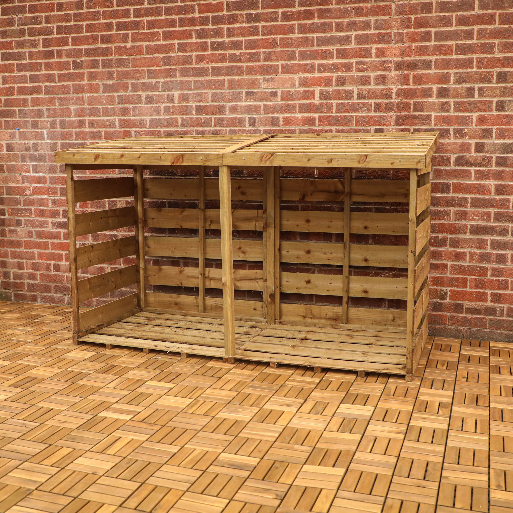 Pressure Treated Double Log Store - Image 4