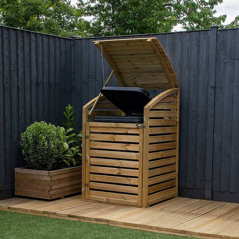 Pressure Treated Single Bin Store - Image 2