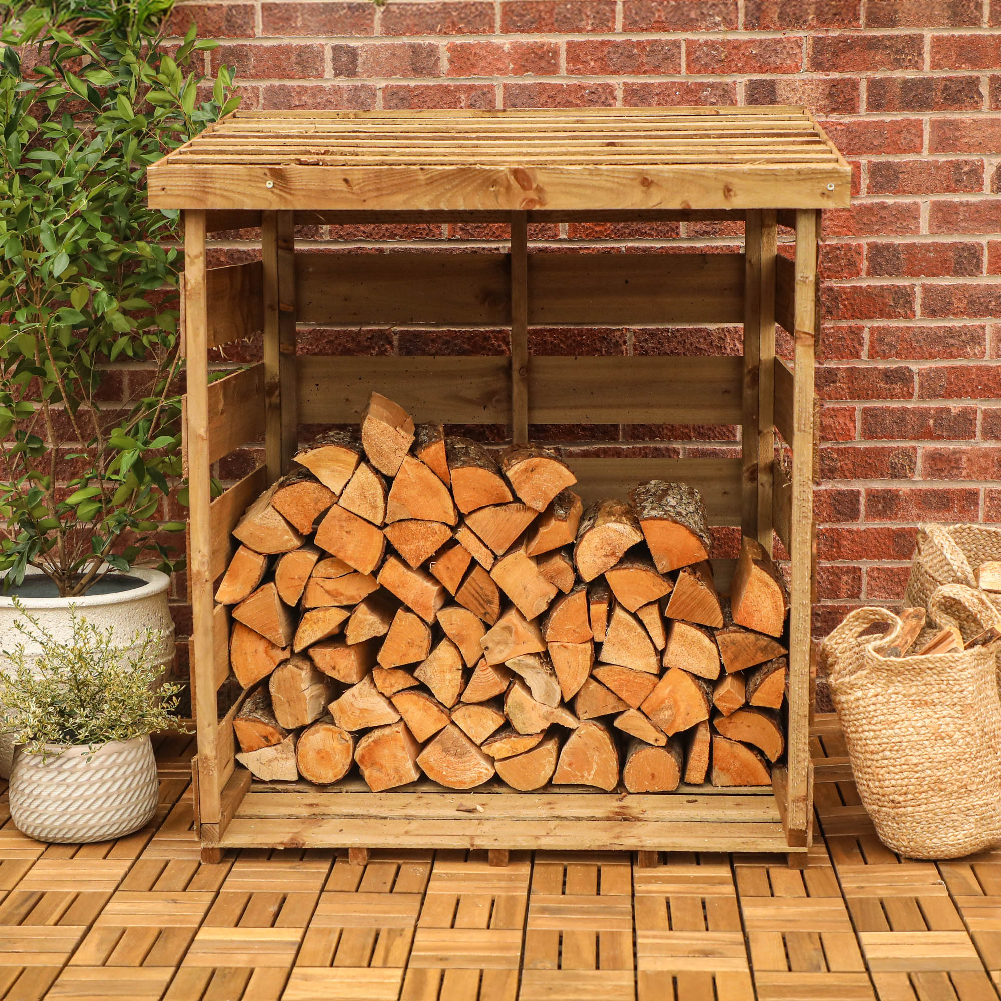 Pressure Treated Single Log Store - Image 3