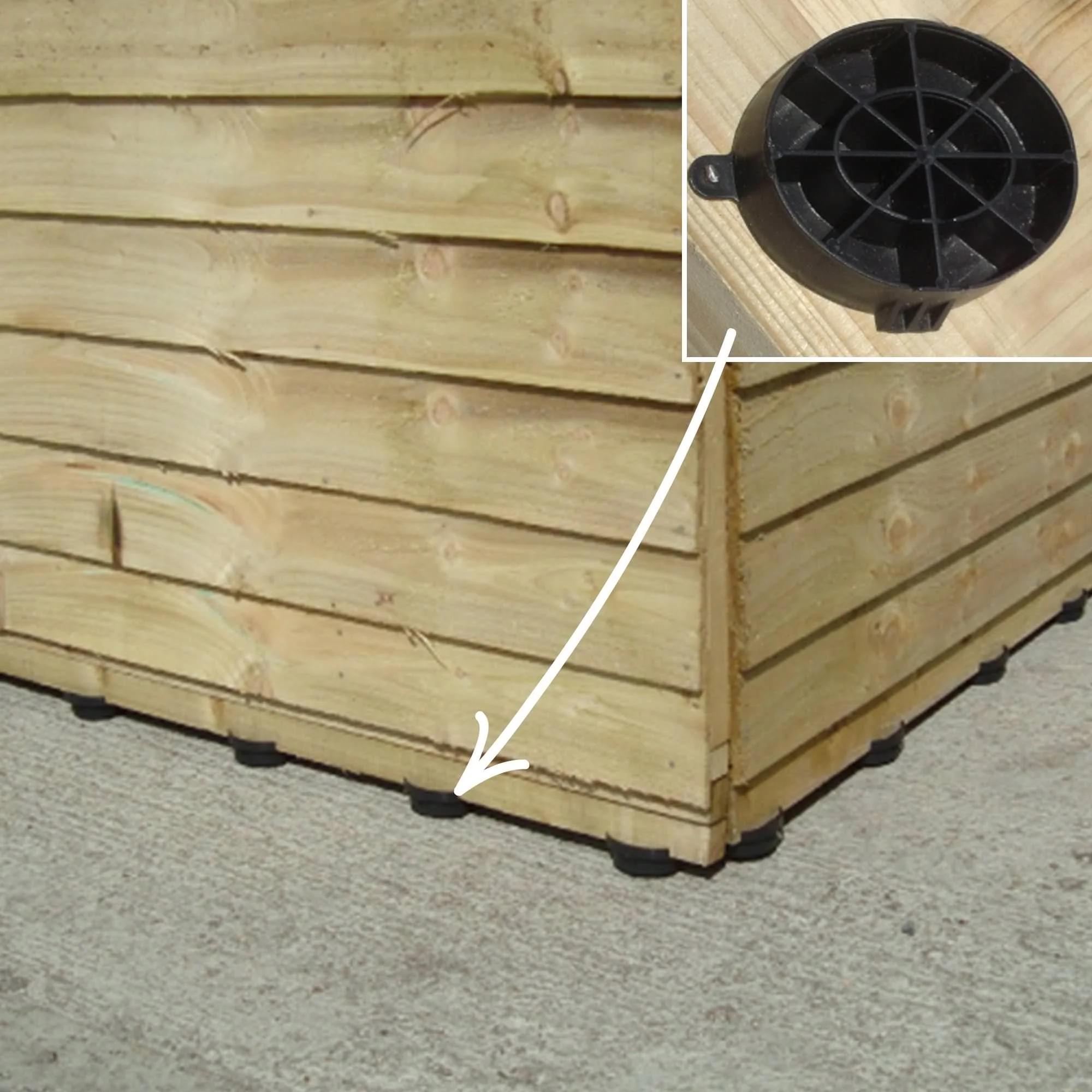 Shed Floor Bearer Boot (10 Pack) - Image 2