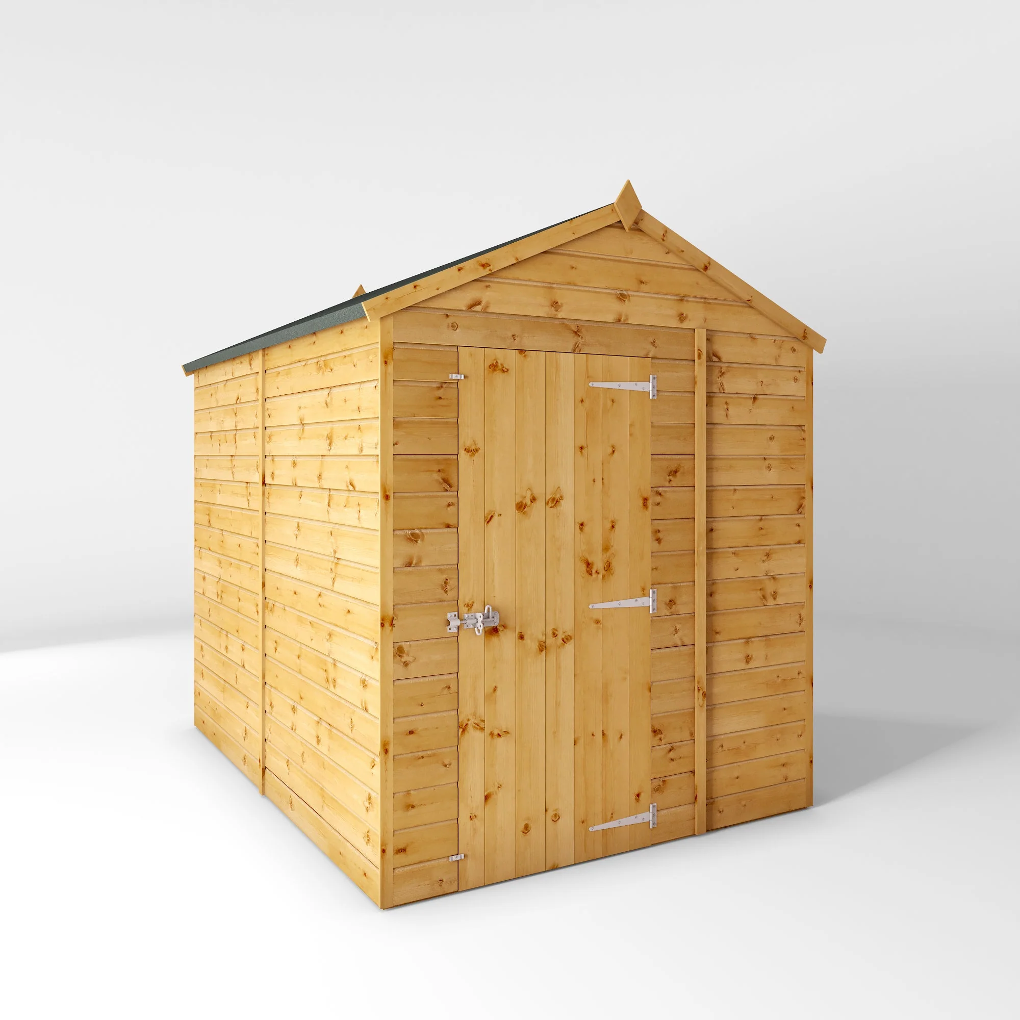 Shiplap Apex Single Door Wooden Shed - Image 7