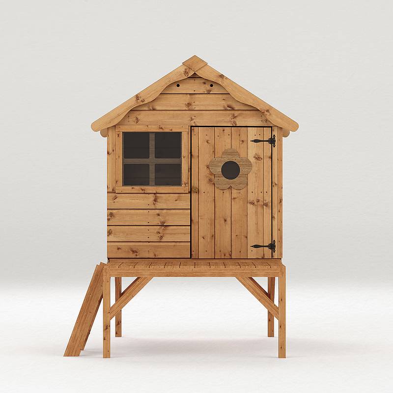 Snug Tower Wooden Playhouse - Image 4