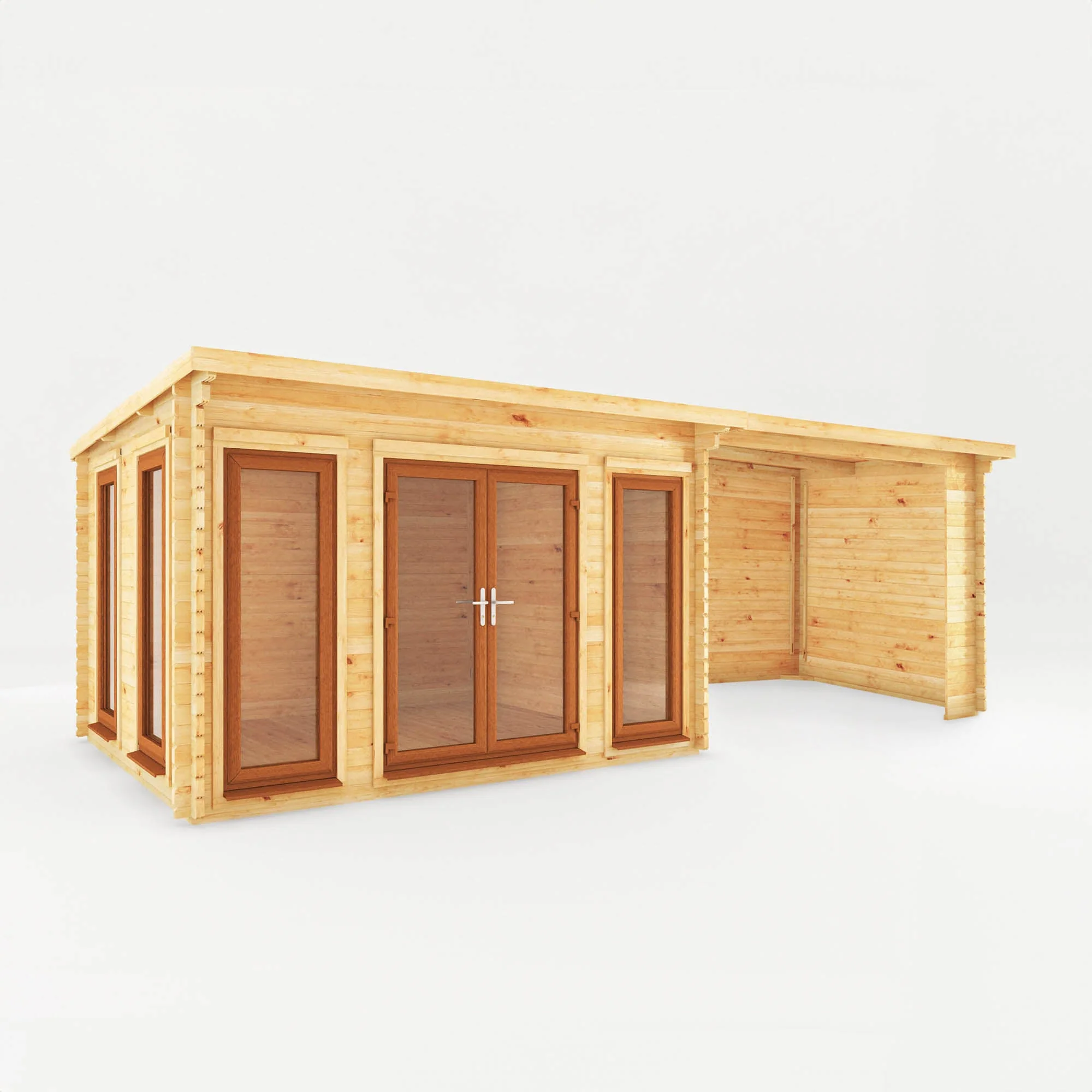 The Studio Pent Log Cabin with Patio Area - Image 7