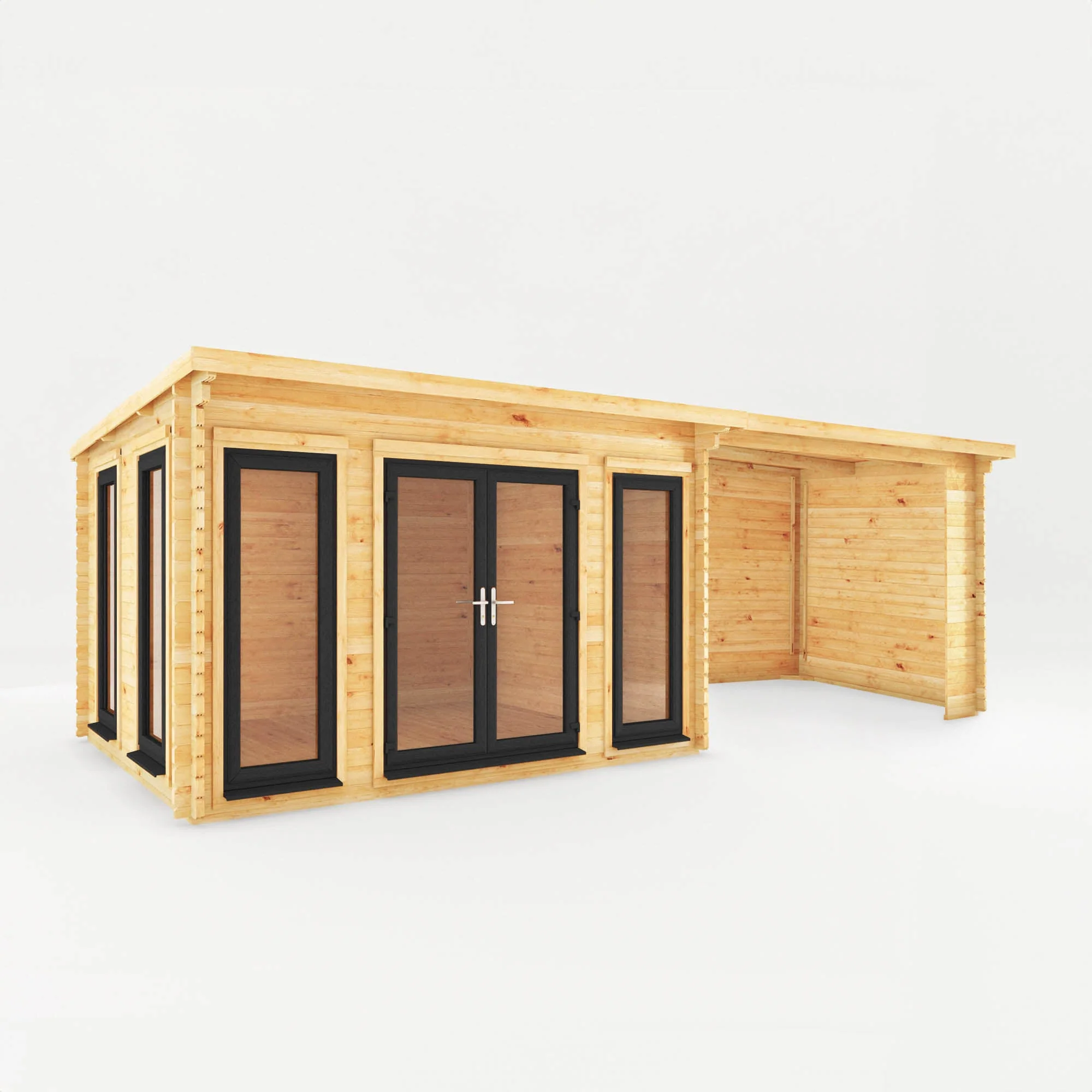 The Studio Pent Log Cabin with Patio Area - Image 8