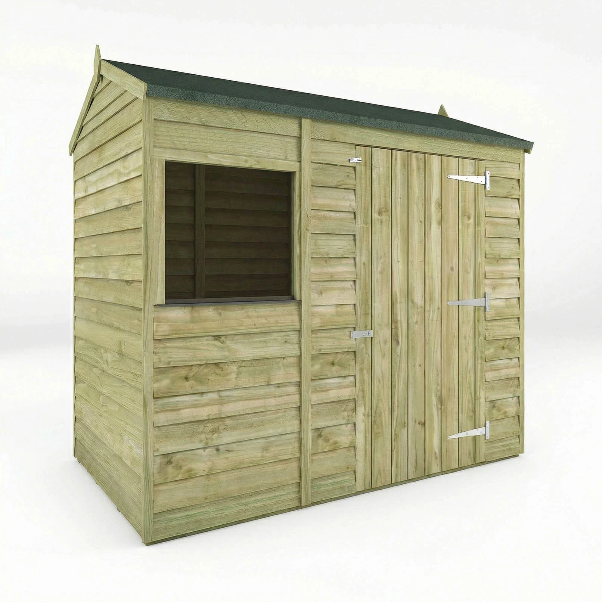 Value Overlap Single Door Apex Shed - Image 8