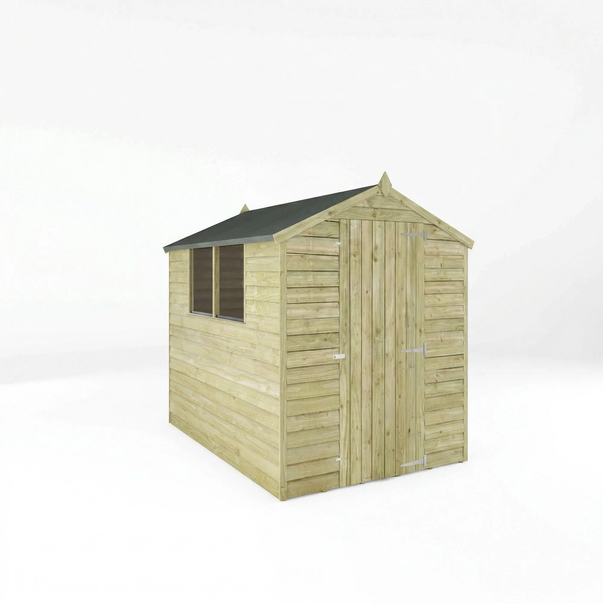 Value Overlap Single Door Apex Shed - Image 9