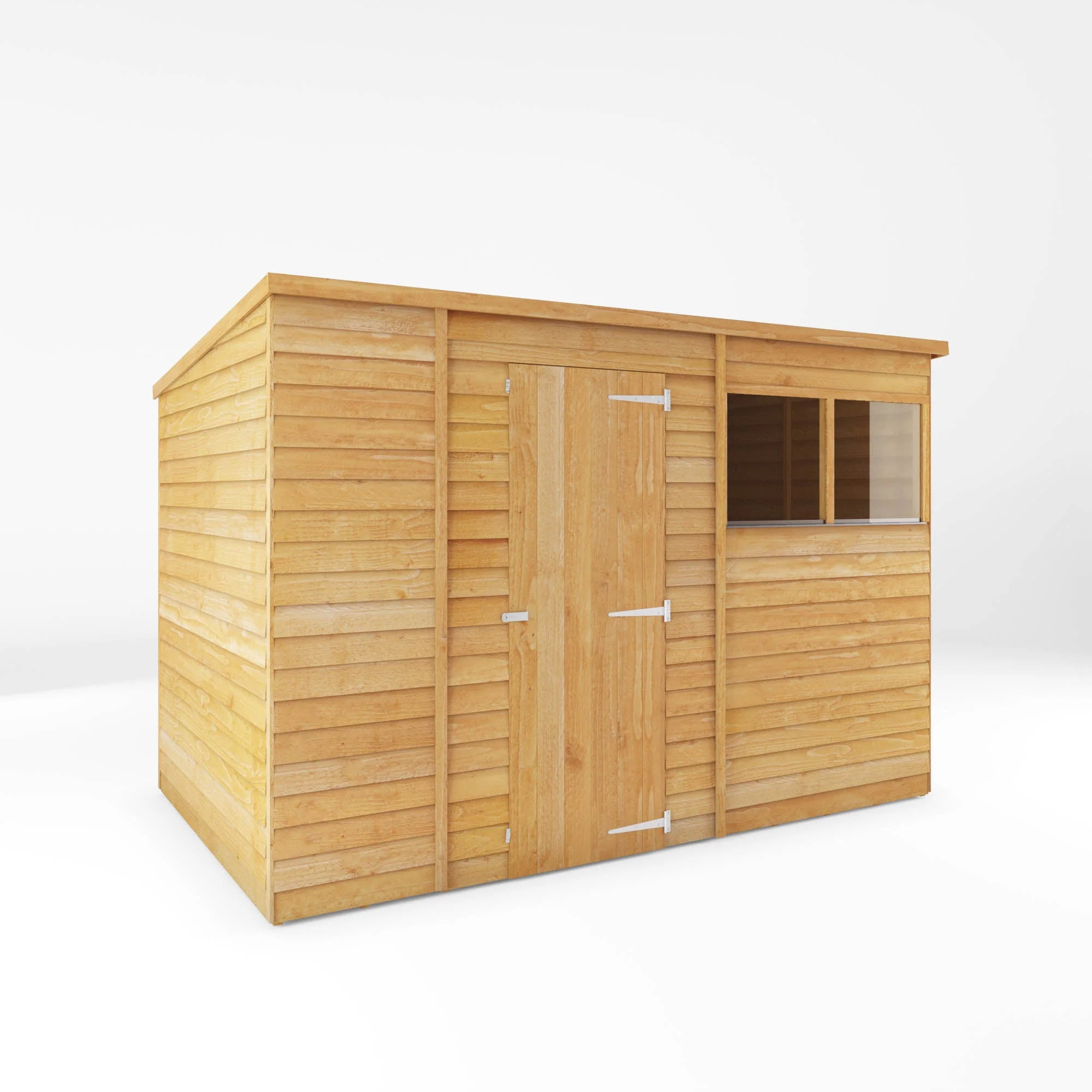 Value Overlap Single Door Pent Shed - Image 3