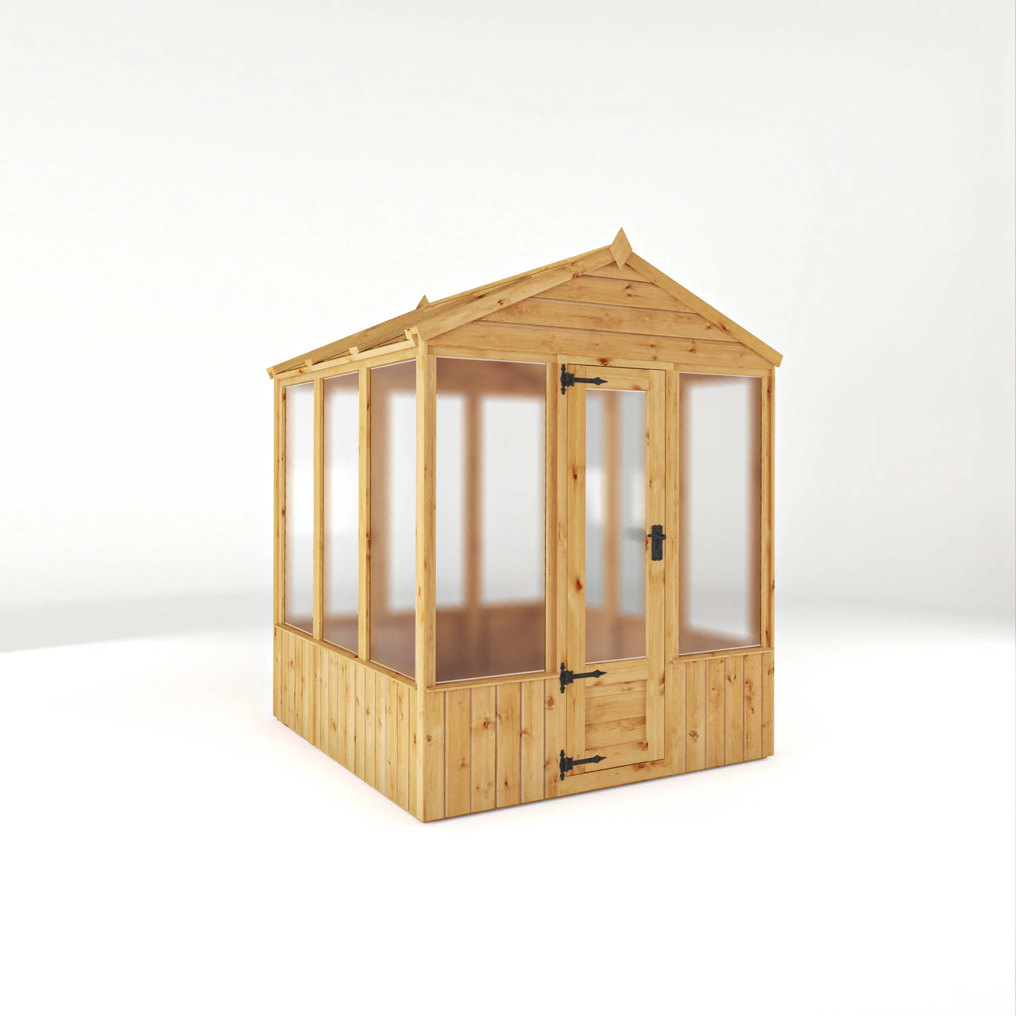 Woodsman Apex Wooden Greenhouse - Image 3