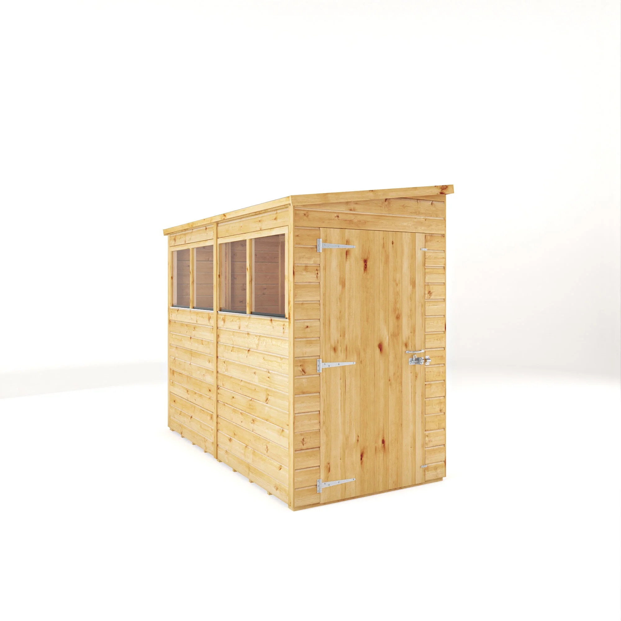 Woodsman Shiplap Pent Wooden Shed - Image 4