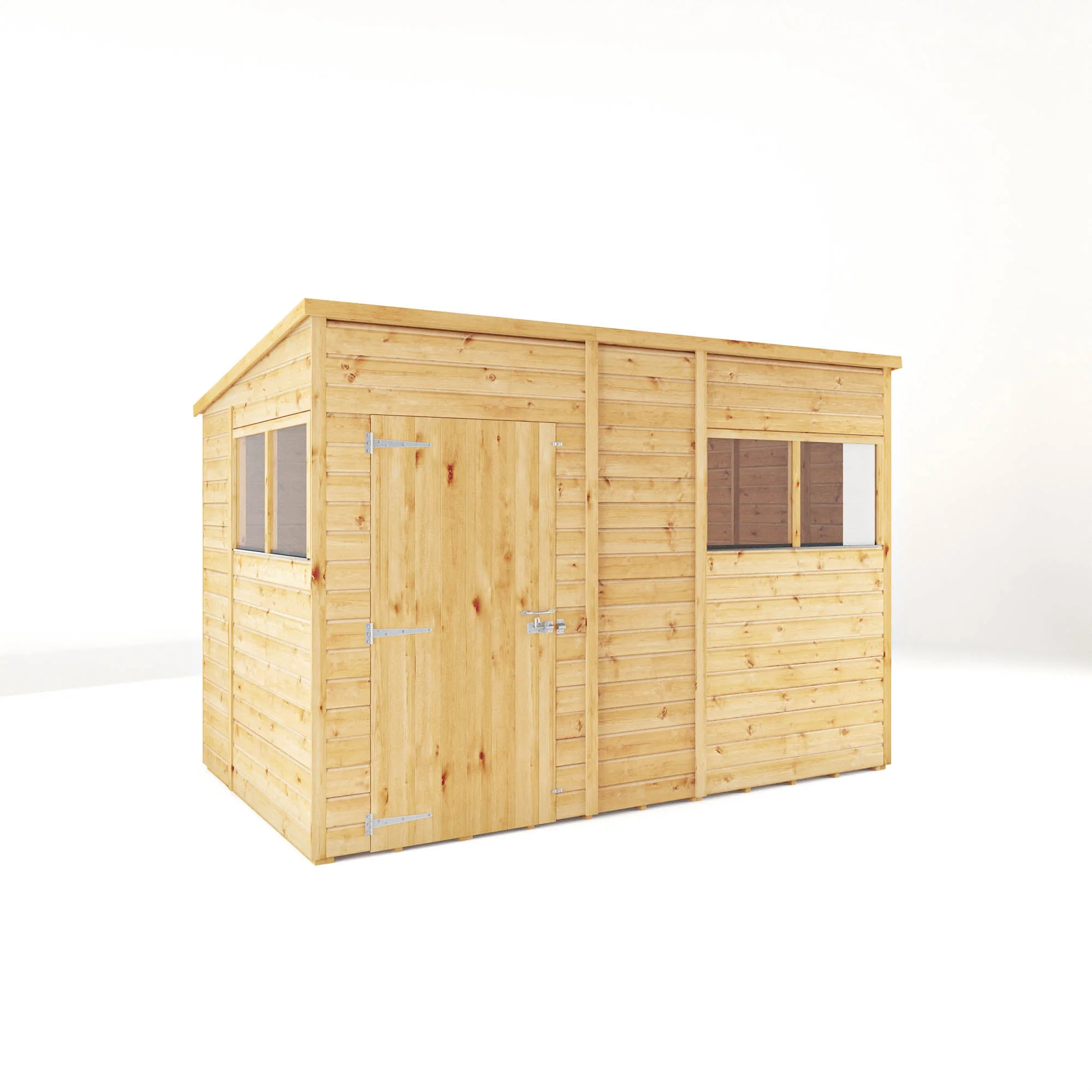 Woodsman Shiplap Pent Wooden Shed - Image 5